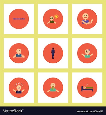 Collection of stylish icons in colorful vector image