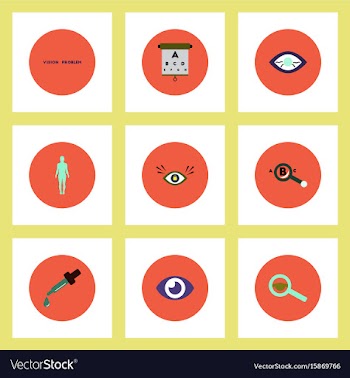 Collection of stylish icons in colorful vector image