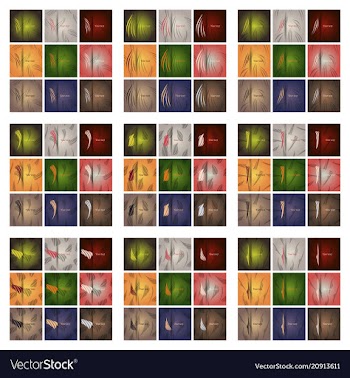 Collection of swatches memphis patterns fashion vector image