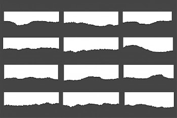 Collection of torn ripped paper sheets Free Vector