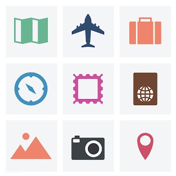 Collection of travel ions illustration | Free stock vector - 457490