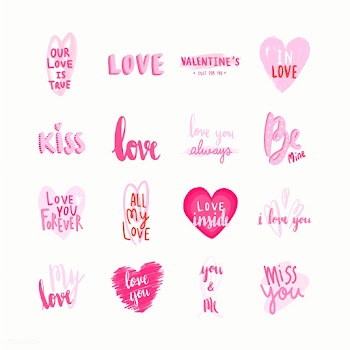Collection of valentines day typographies | Free stock vector - 472649
