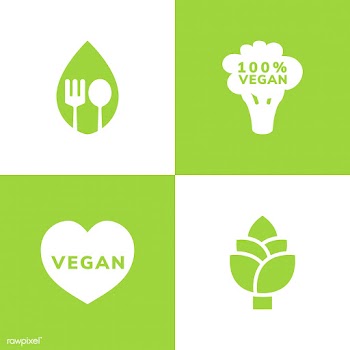 Collection of vegan icon vectors | Free stock vector - 487194