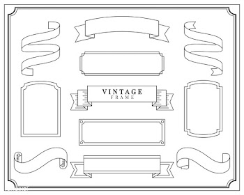 Collection of vintage ornament frame illustra.. | Free stock vector - 470916