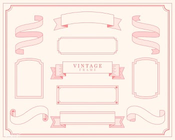 Collection of vintage ornament frame illustra.. | Free stock vector - 470931