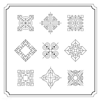 Collection of vintage ornament frame illustra.. | Free stock vector - 470932