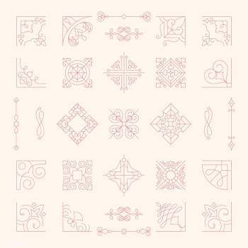 Collection of vintage ornament frame illustra.. | Free stock vector - 470939