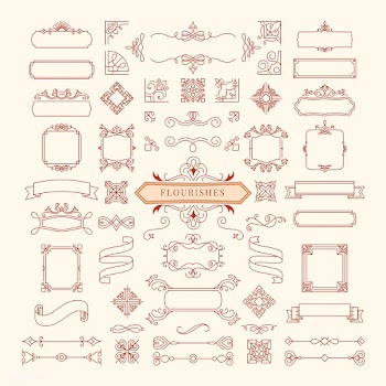 Collection of vintage ornament frame illustra.. | Free stock vector - 470953