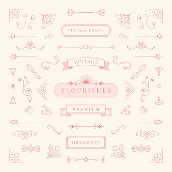 Collection of vintage ornament frame illustra.. | Free stock vector - 470954