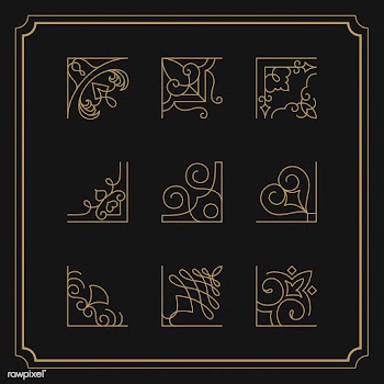 Collection of vintage ornament frame illustra.. | Free stock vector - 470969