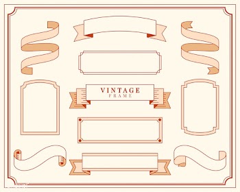 Collection of vintage ornament frame illustra.. | Free stock vector - 470972