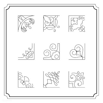 Collection of vintage ornament frame illustra.. | Free stock vector - 470973