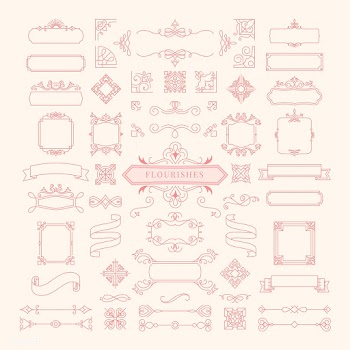 Collection of vintage ornament frame illustra.. | Free stock vector - 470979