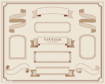 Collection of vintage ornament frame illustra.. | Free stock vector - 470982