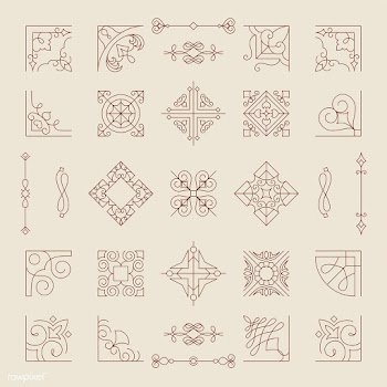 Collection of vintage ornament frame illustra.. | Free stock vector - 470990