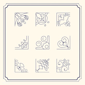 Collection of vintage ornament frame illustra.. | Free stock vector - 470992