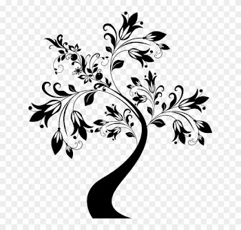 Collection Of Wedding Flourish Cliparts - Transparent Tree Black And White