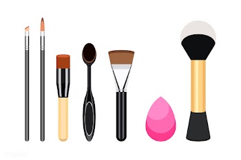 Collection of women cosmetic brush icons | Free stock vector - 462847