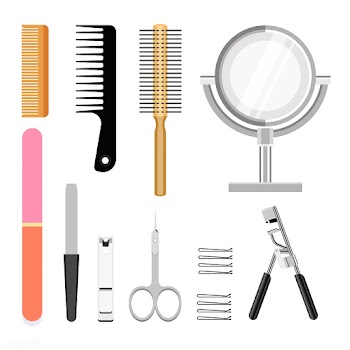 Collection of women cosmetic toiletries icons | Free stock vector - 462858