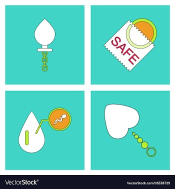 Collection with sex subject icons with thin black vector image