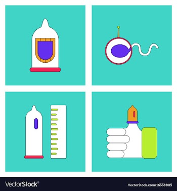 Collection with sex subject icons with thin black vector image