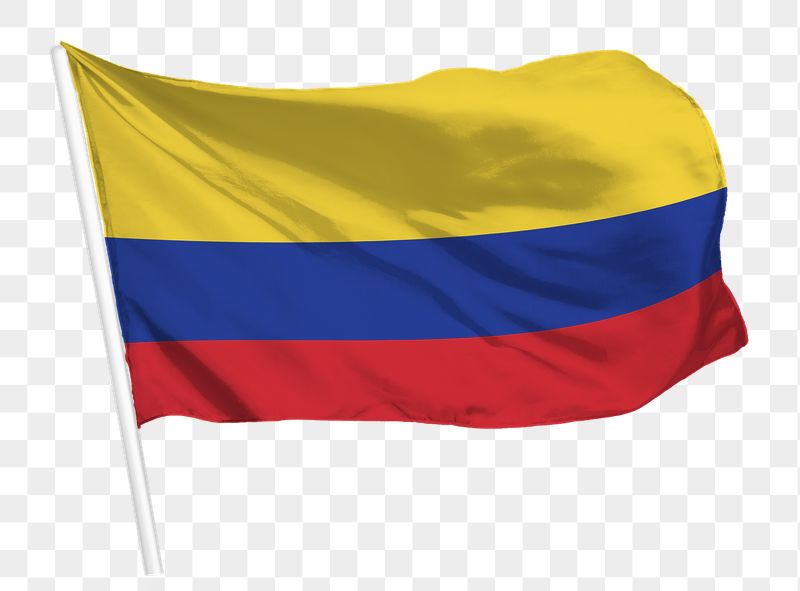 Colombian flag png waving, national | Free PNG - rawpixel