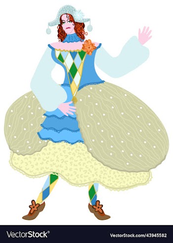 colombina one of the main characters in italian