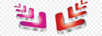 Color 3D stereoscopic image arrow 