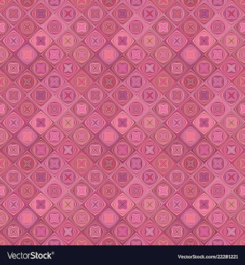 Color abstract diagonal curved shape mosaic vector image