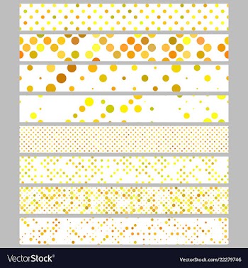 Color abstract dot pattern rectangular web banner vector image