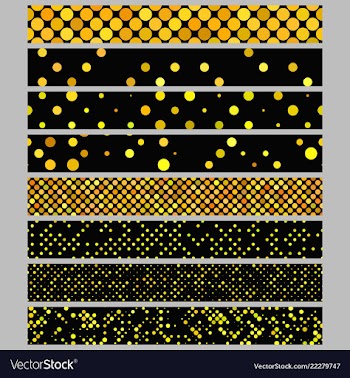 Color abstract dot pattern rectangular web banner vector image