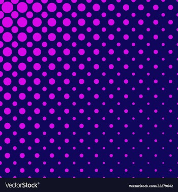 Color abstract geometric halftone circle pattern vector image
