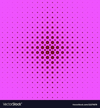 Color abstract halftone circle pattern background vector image