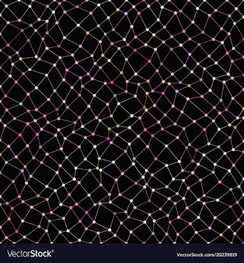 Color abstract irregular polygon mesh background vector image