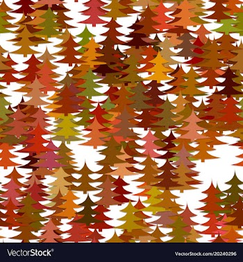 Color abstract random autumn forest background vector image
