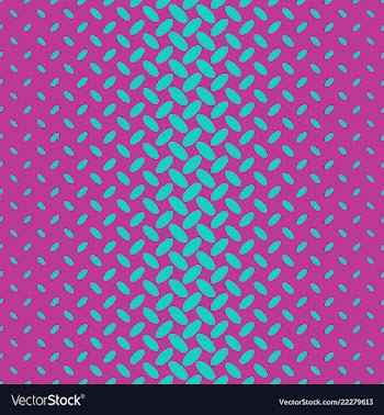 Color abstract repeating halftone ellipse pattern vector image
