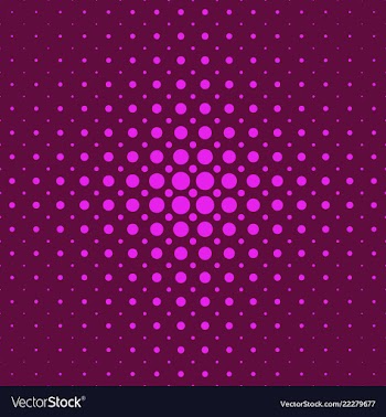 Color abstractal halftone circle pattern vector image