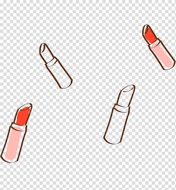 Color Adobe Illustrator , painted lipstick coloring transparent background PNG clipart