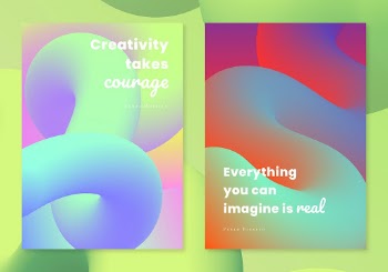 Color aesthetic banner template, gradient | Free Vector - rawpixel
