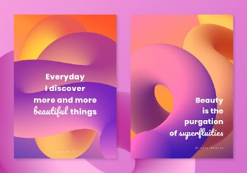 Color aesthetic banner template, gradient | Free Vector - rawpixel