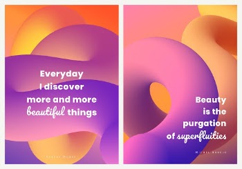 Color aesthetic banner template, gradient | Free Vector Template - rawpixel