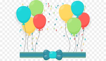 Color balloon streamer 