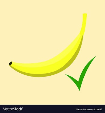 Color banana fruit icon modern simple flat vector image