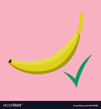 Color banana fruit icon modern simple flat vector image