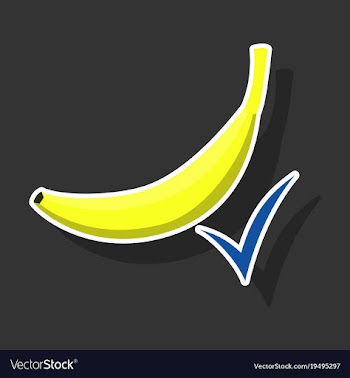 Color banana fruit icon modern simple flat vector image