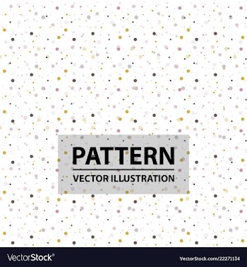 Color circle chaotic pattern circle seamless vector image
