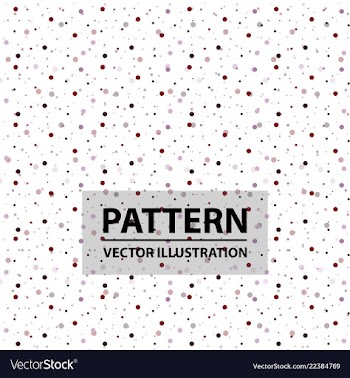 Color circle chaotic pattern circle seamless vector image