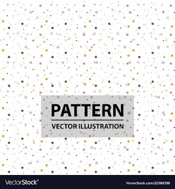 Color circle chaotic pattern circle seamless vector image