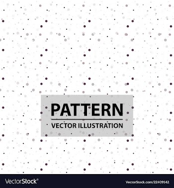 Color circle chaotic pattern circle seamless vector image