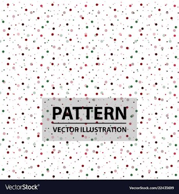 Color circle chaotic pattern circle seamless vector image